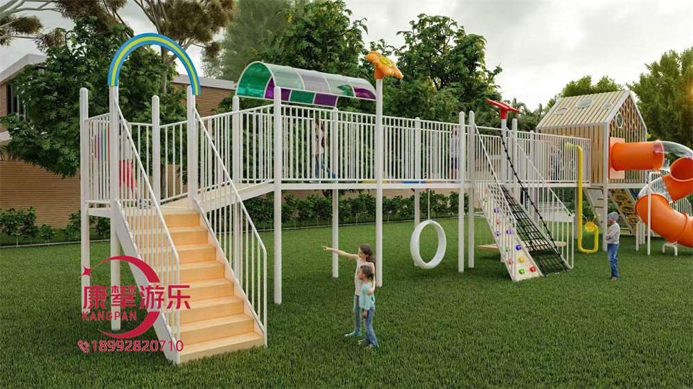 幼兒園戶外大型兒童廊架